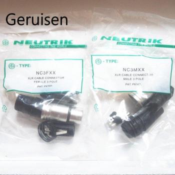 Conectores Neutrik Originales XLR, 10 Macho + 10 Hembra