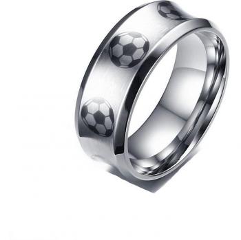Anillo de fútbol Vnox para hombre, acero inoxidable