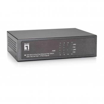LevelOne FEP-0812W90 switch di rete Fast Ethernet (10/100) PoE