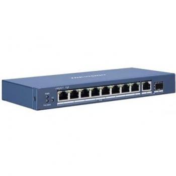 Hikvision DS-3E0510P-E Switch di Rete Non Gestito Gigabit Ethernet PoE Blu
