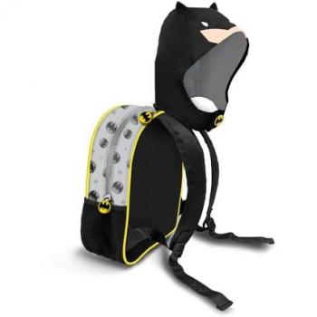 Karactermania Mochila Batman Chibi con Capucha Hood, Gris