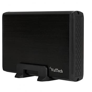 VulTech GS-35U3 Box Esterno, 3.5, HDD, Sata, USB 3.0, Nero