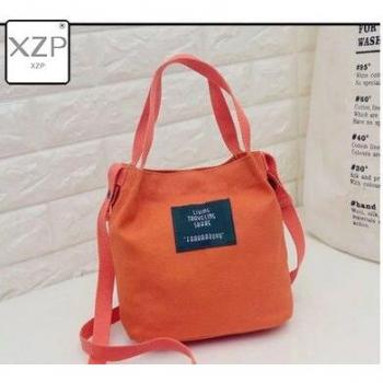 Bolso de mano de lona de arte fresco para chicas