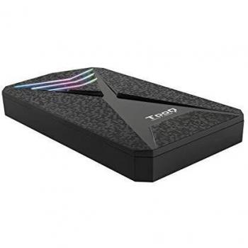 Housing per Hard Disk TooQ TQE-2550RGB 2,5 USB 3.0 RGB Nero