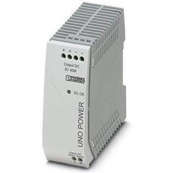 Alimentatore UNO-PS/1AC/5DC/40W – guida DIN, 5 V DC, 8 A, 25 W (1 uscita)