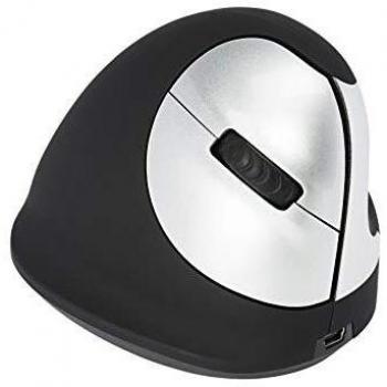 Mouse Verticale per Destrorsi R-GO Tools Laser Nero 165-195 mm Wireless RGOHEWL