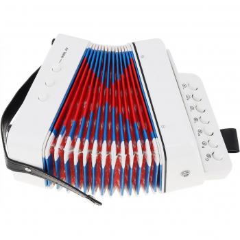 Mini-Akkordeon für Anfänger mit 7 Tasten und 2 Bässen