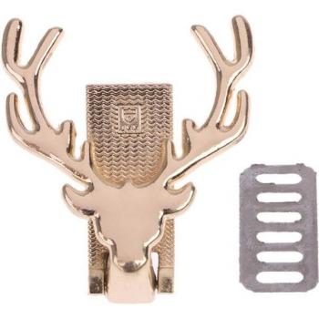 Decoración colgante de bolso de metal en forma de ciervo THINKTHENDO
