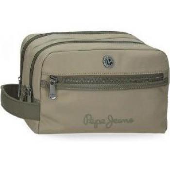 Neceser Corin dos compartimentos verde Pepe Jeans