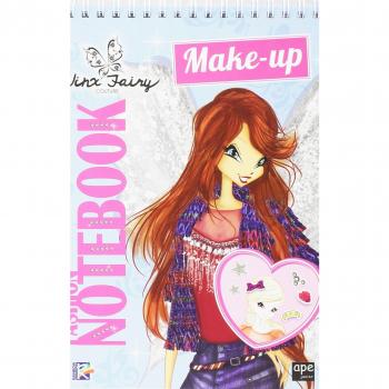 Fashion notebook make-up. Winx Fairy Couture. Con adesivi. Ediz. a colori. Ediz. a spirale