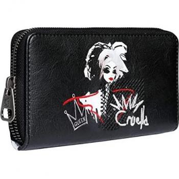 Cruella de Vil Diva-Essential Wallet, Negro