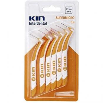 KIN INTERDENTAL SUPERMICRO 0,7MM, Negro, Estándar