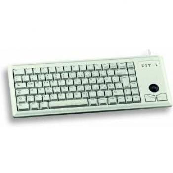 Cherry Compact keyboard G84-4400, light grey, US-English, USB, QWERTY, US English, Grigio