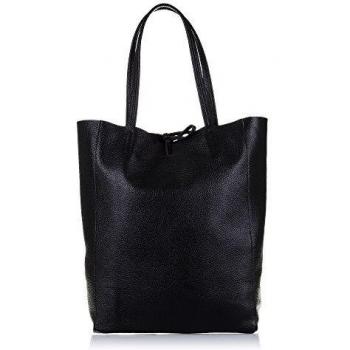Bolso Shopping Bag Firenze Artegiani Mujer Piel auténtica Negro