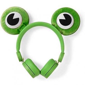 Cuffie Over‑Ear Magnetiche a Occhi Rana Nedis