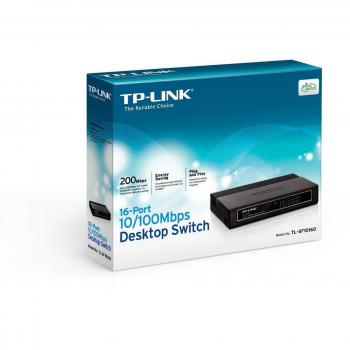 Switch Desktop TP‑Link TL‑SF1016D 16 Porte RJ45