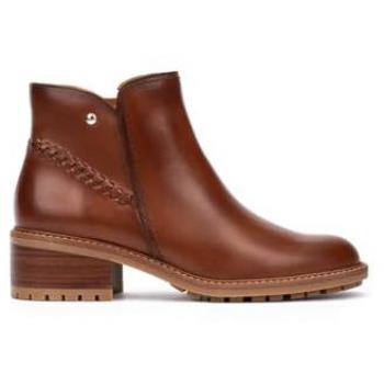 Botins Pikolinos Medina Couro Marrón