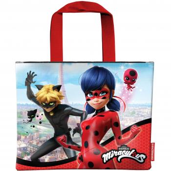 Karactermania Ladybug Bolsa de Tela y de Playa, 42 cm, Rojo