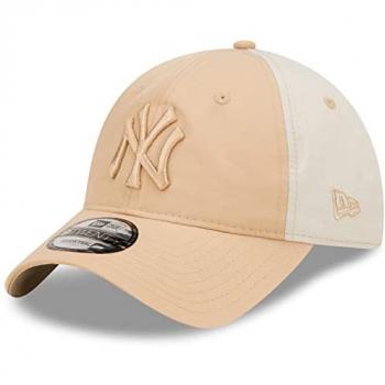 Gorra New Era Textura Beige – Estilo NY Hombre