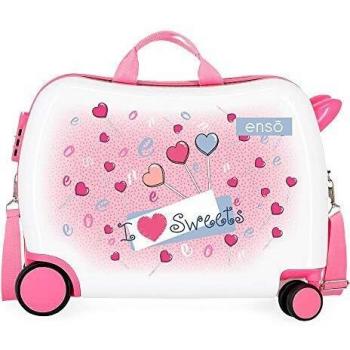 Enso Fantasy Maleta Infantil Multicolor 50x38x20 cms Rígida ABS Cierre combinación 34L 2,1Kgs 4 Ruedas Equipaje de Mano