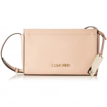 Calvin Klein ENFOLD EW CROSSBODY Mujer Bolsos bandolera Rosa (Nude) 6x16x25 centímetros (B x H x T)