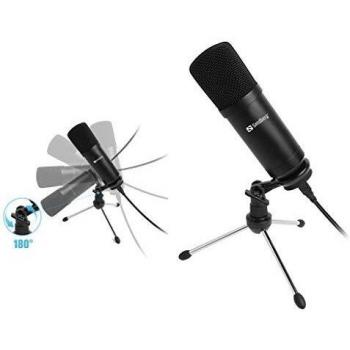 Microfono da Scrivania USB Sandberg Streamer