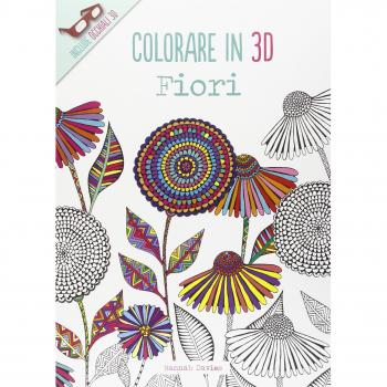 Fiori. Colorare in 3D. Con gadget