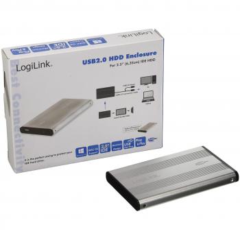 Case Logilink Esterno per HDD 2,5” – USB 2.0 IDE – Nero