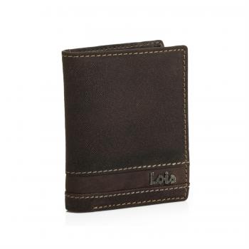 Billetero en piel para caballero Illinois, Color Marron
