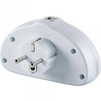 Adaptador Go Travel Doble Conectado UK a EU Compacto
