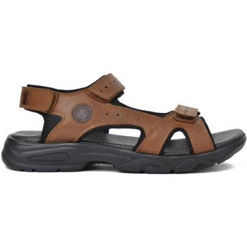 Coronel Tapioca Sandalia de Cuero con Cierre Adherente