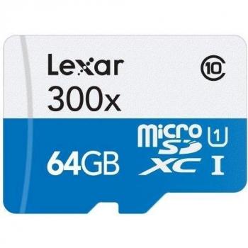 Scheda microSD Lexar 64 GB – LSDMI64GBBEU300