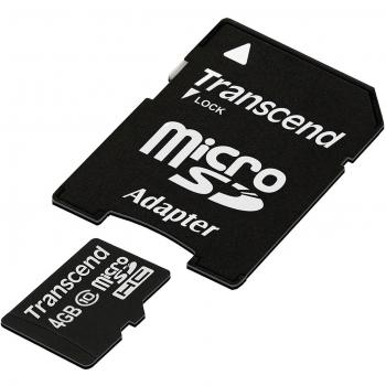 Transcend TS4GUSDHC10 Micro SD Card da 4GB