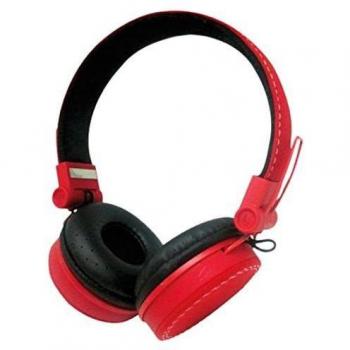 Cuffie VulTech HD‑03R Rosso con microfono e regolatore volume