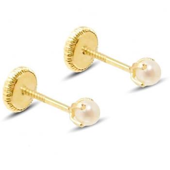 Pendientes Primera Comunión Oro 18k Niña