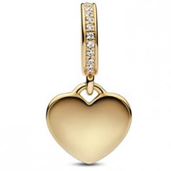 Charm Pandora Colgante Corazón Chapado Oro