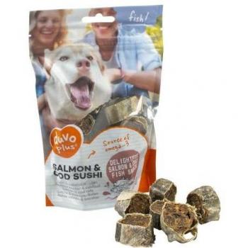 Duvo Plus Snacks Rollitos De Salmón Y Bacalao Para Perros 120 Gr