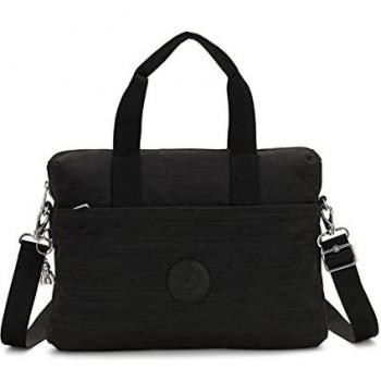 Kipling ELSIL Bolso bandolera 40 cm, 10 L, Negro (Black Dazz)