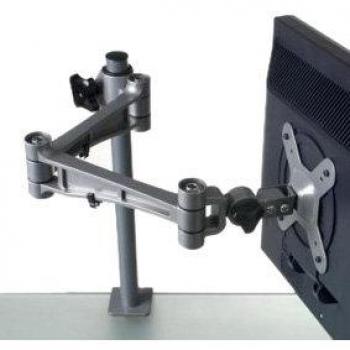 Braccio Porta Monitor Lcd Silver