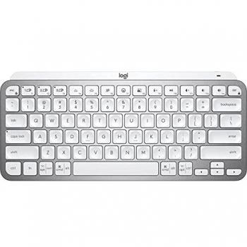 Logitech MX Keys Mini per Aziende tastiera wireless illuminata, Layout Inglese QWERTY