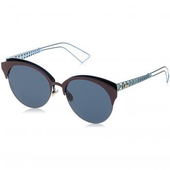 Christian Dior DIORAMACLUB A9 FHT, Gafas de Sol para Mujer, Azul (Mttvlt Bluette Avio Ar), 55