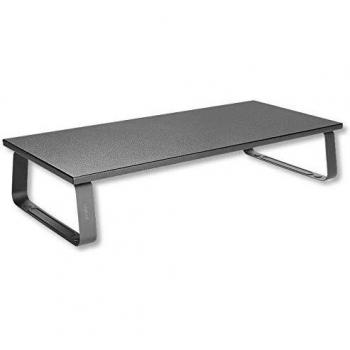 Techly 109184 Stand Supporto Rialzo Monitor Laptop Scrivania Nero