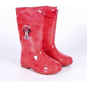 Botas de Agua PVC Minnie Mouse Talla 22 Color Rojo Estrellas