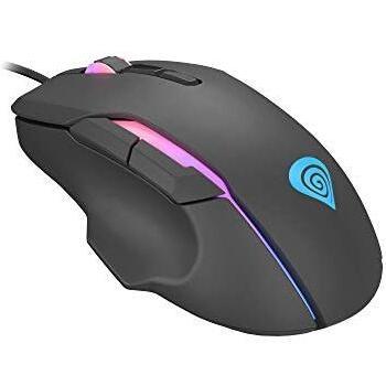 Genesis Xenon 220 RGB gaming mouse with 6 programmable buttons 6400 DPI Black 1.8m