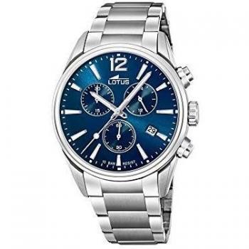 Lotus Reloj Cronógrafo para Hombre de Cuarzo con Correa en Acero Inoxidable 18690/1