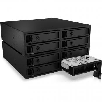 IB-2281MSK Vassoio per unità di memorizzazione 2x 5,25 Nero