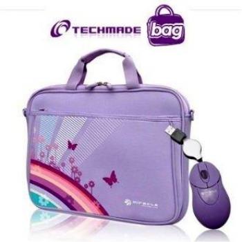 Kit Borsa Netbook e Mouse NS-065-PUK Lilla