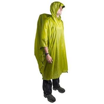 Sea Summit 70D Tarp Poncho Jackets Waterproof, Unisex Adulto, Verde, Talla Única