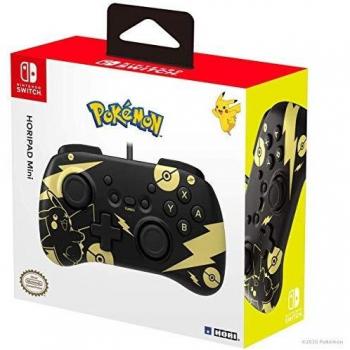 HORIPAD Mini para Nintendo Switch (Pikachu Negro y Oro)
