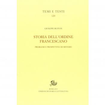 Storia dell'ordine francescano. Problemi e prospettive di metodo
